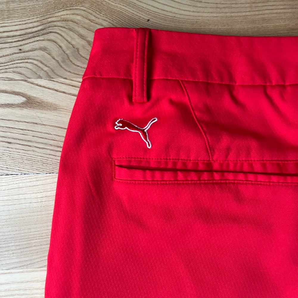 Puma Men's Red Golf Pants - Picture 6 of 8
